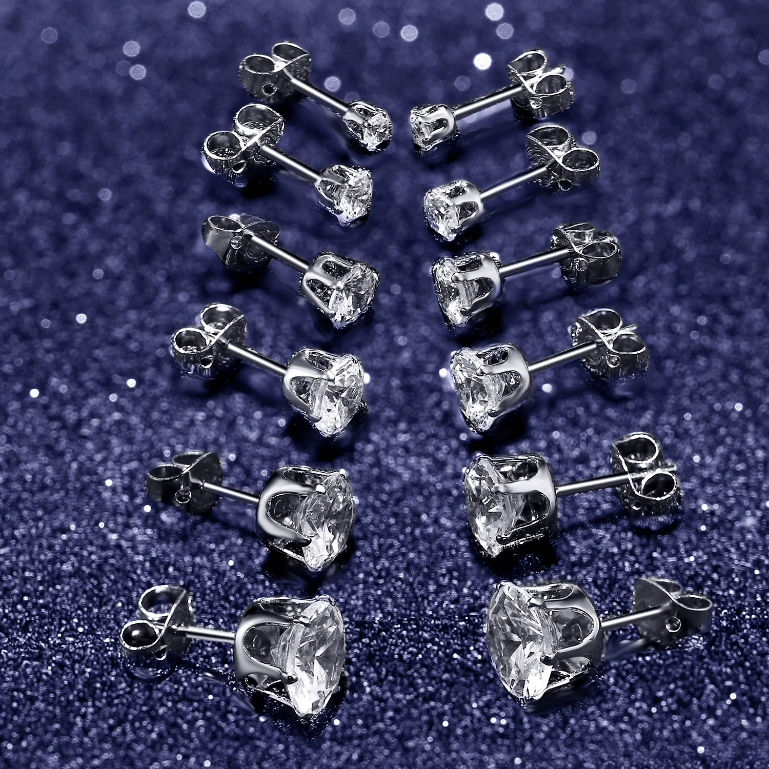 Wholesale Stainless Steel Geometric Electroplated Women's Earrings - Image 6