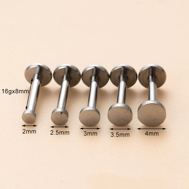 Wholesale Stainless Steel Geometric Inserted Pin Rod Lip Nail Ear Bone Nail Cartilage Earrings Electroplated Puncture Jewelry - Image 6