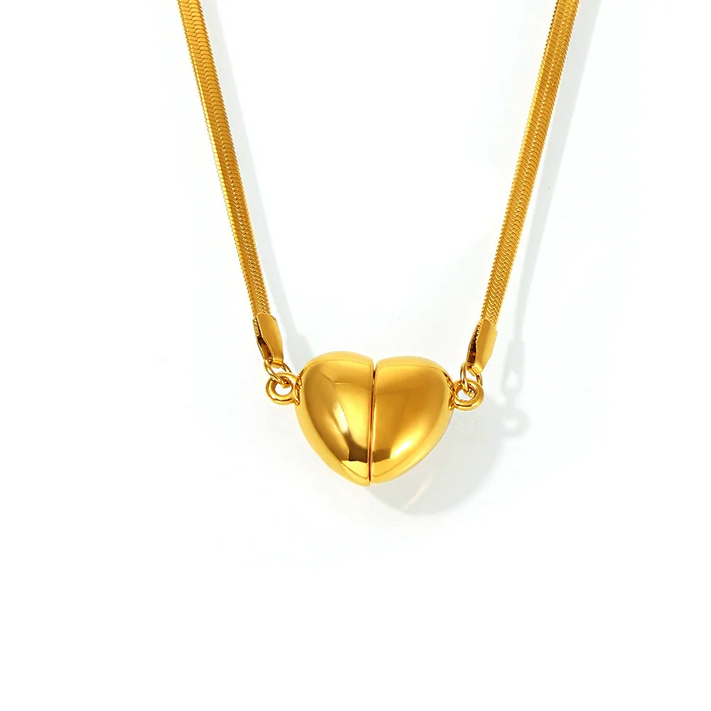 Wholesale Stainless Steel Geometric Light Luxury Detachable Pendant Clavicle Necklace For Women With Electroplating Treatment - Image 5