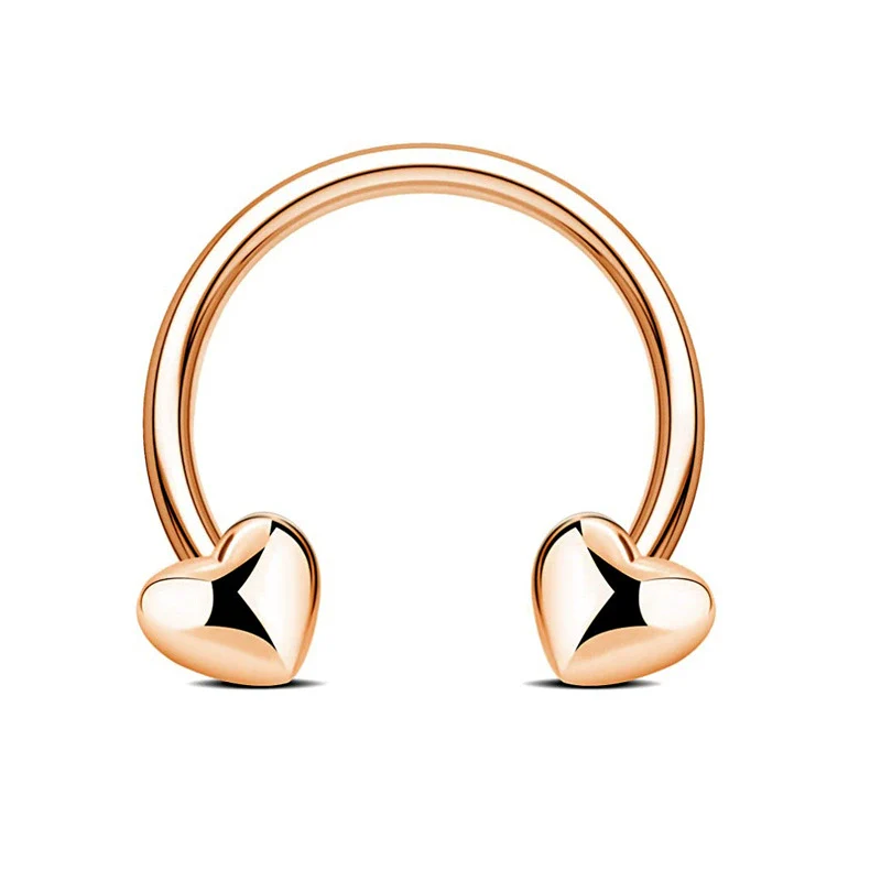 Wholesale Stainless Steel Geometric Minimalist Electroplated Cring Puncture Nasal Ring And Ear Bone Nail - Image 10
