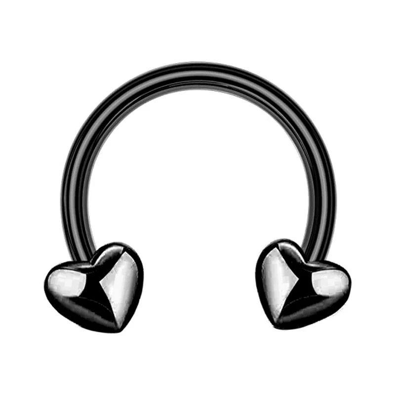 Wholesale Stainless Steel Geometric Minimalist Electroplated Cring Puncture Nasal Ring And Ear Bone Nail - Image 11