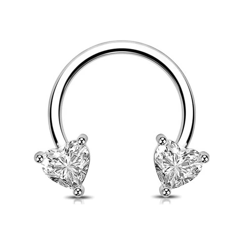 Wholesale Stainless Steel Geometric Minimalist Electroplated Cring Puncture Nasal Ring And Ear Bone Nail - Image 5