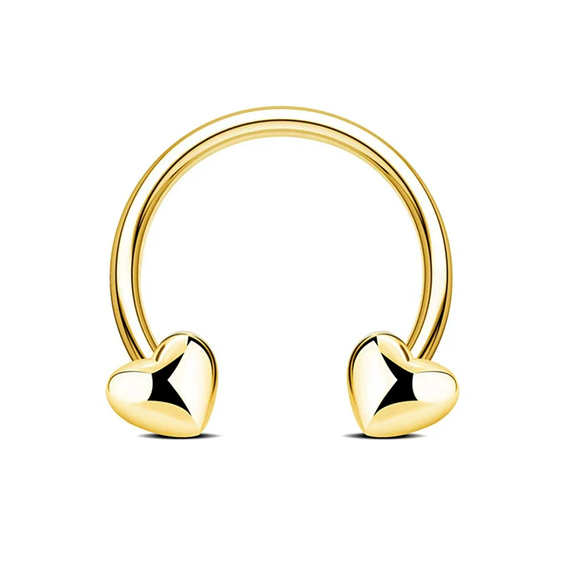 Wholesale Stainless Steel Geometric Minimalist Electroplated Cring Puncture Nasal Ring And Ear Bone Nail - Image 9