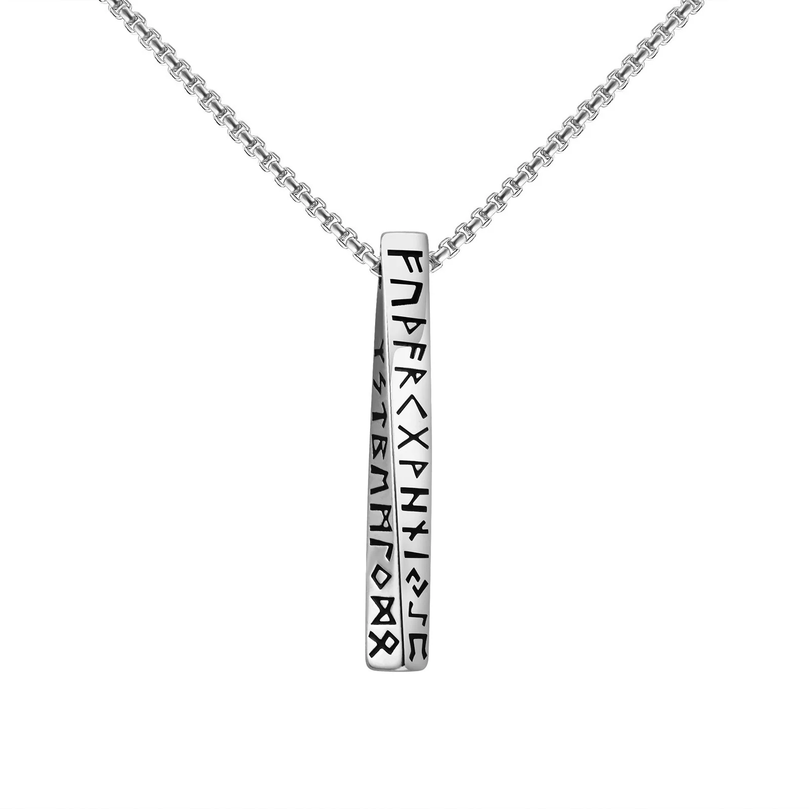 Wholesale Stainless Steel Geometric Mobius Pearl Chain Necklace With Electroplating Treatment - Image 6