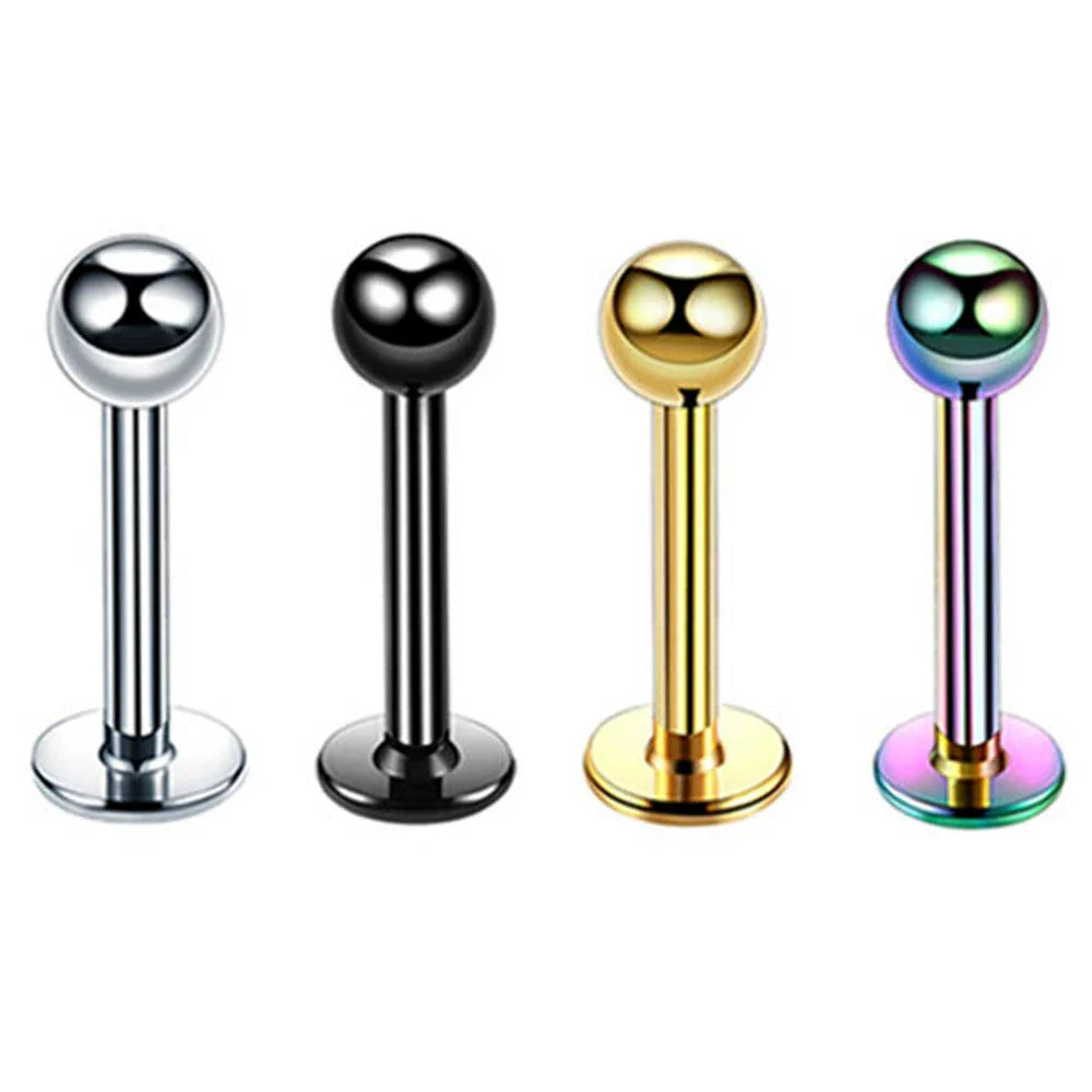 Wholesale Stainless Steel Geometric Nose Ring And Eyebrow Nail Piercing Jewelry Set Electroplated Unisex - Image 11