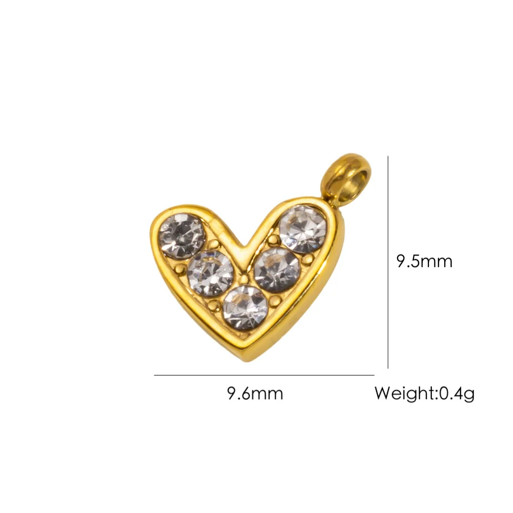 Wholesale Stainless Steel Geometric Oildrip Diamondstudded Natural Stone Pendant Necklace With Furnace Vacuum Electroplated 18K Gold Accessories - Image 6