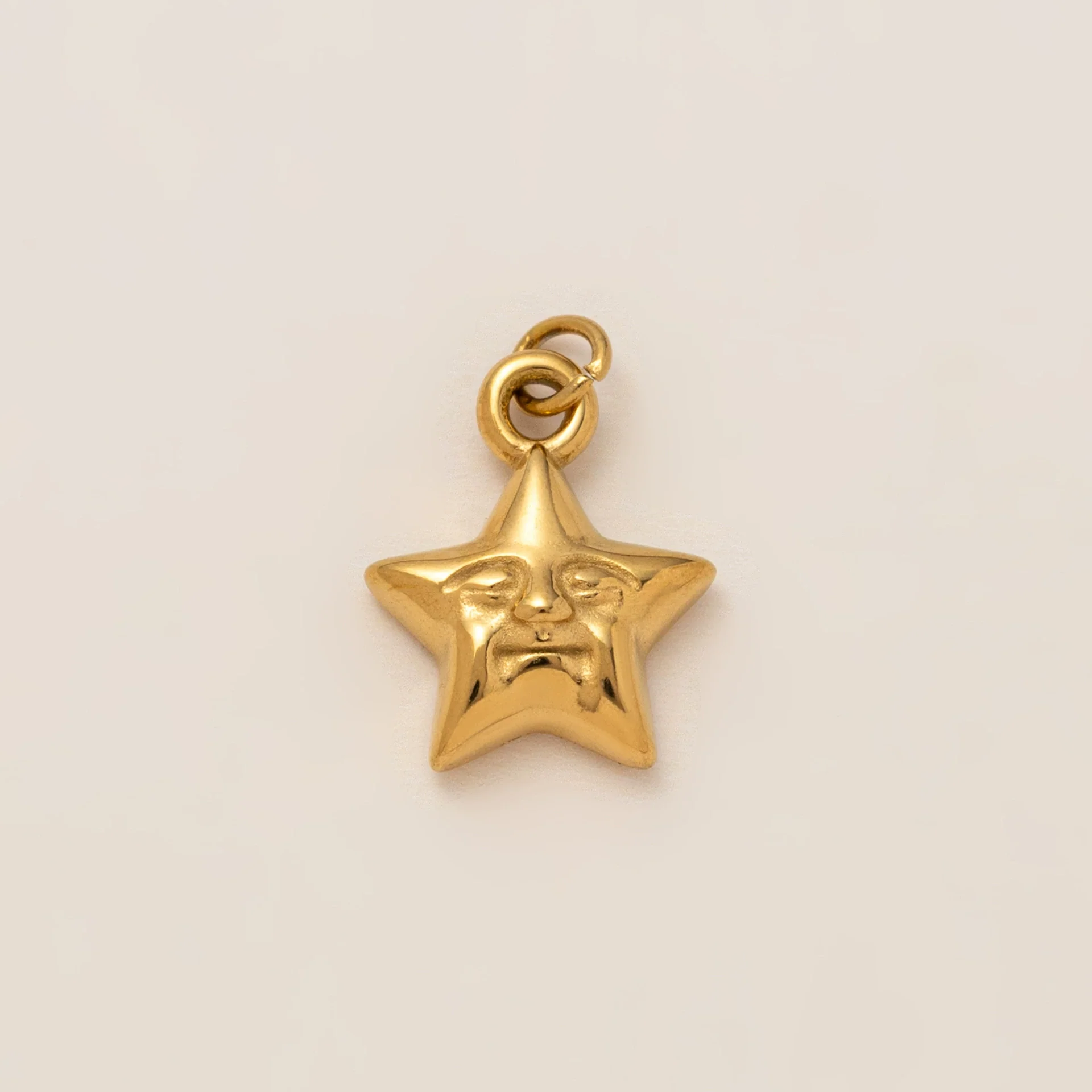 Wholesale Stainless Steel Geometric Pattern Pendant Necklace With Vacuum Electroplated In Furnace 18K Gold Color Protection - Image 10