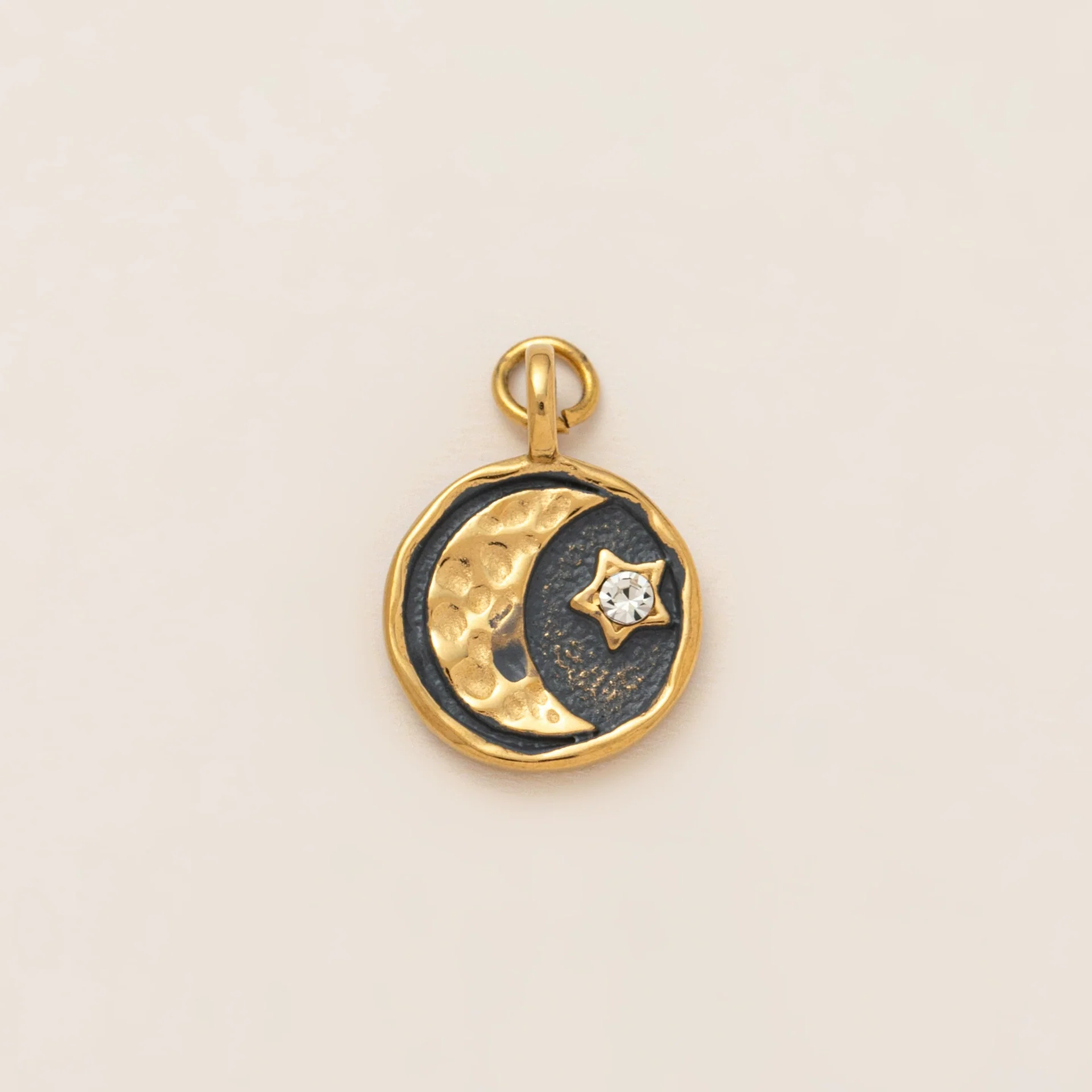 Wholesale Stainless Steel Geometric Pattern Pendant Necklace With Vacuum Electroplated In Furnace 18K Gold Color Protection - Image 11