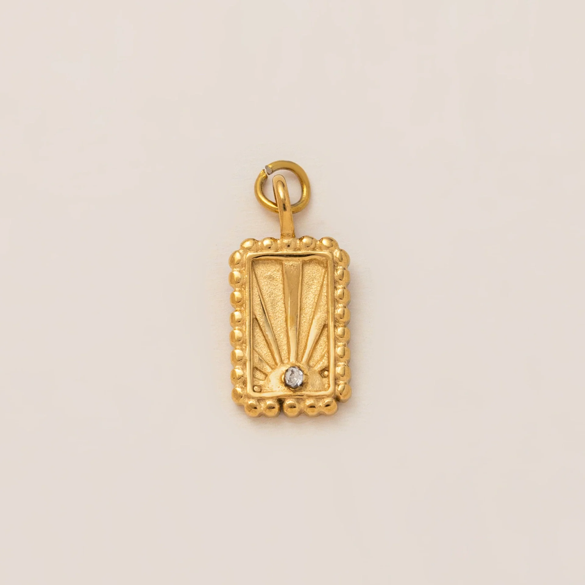 Wholesale Stainless Steel Geometric Pattern Pendant Necklace With Vacuum Electroplated In Furnace 18K Gold Color Protection - Image 13