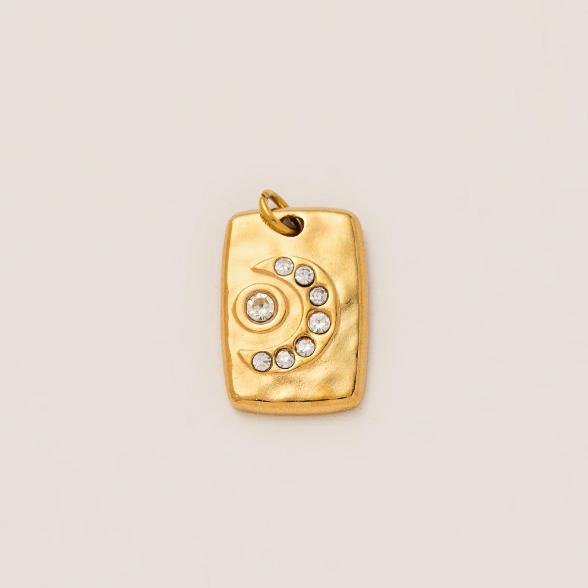 Wholesale Stainless Steel Geometric Pattern Pendant Necklace With Vacuum Electroplated In Furnace 18K Gold Color Protection - Image 14