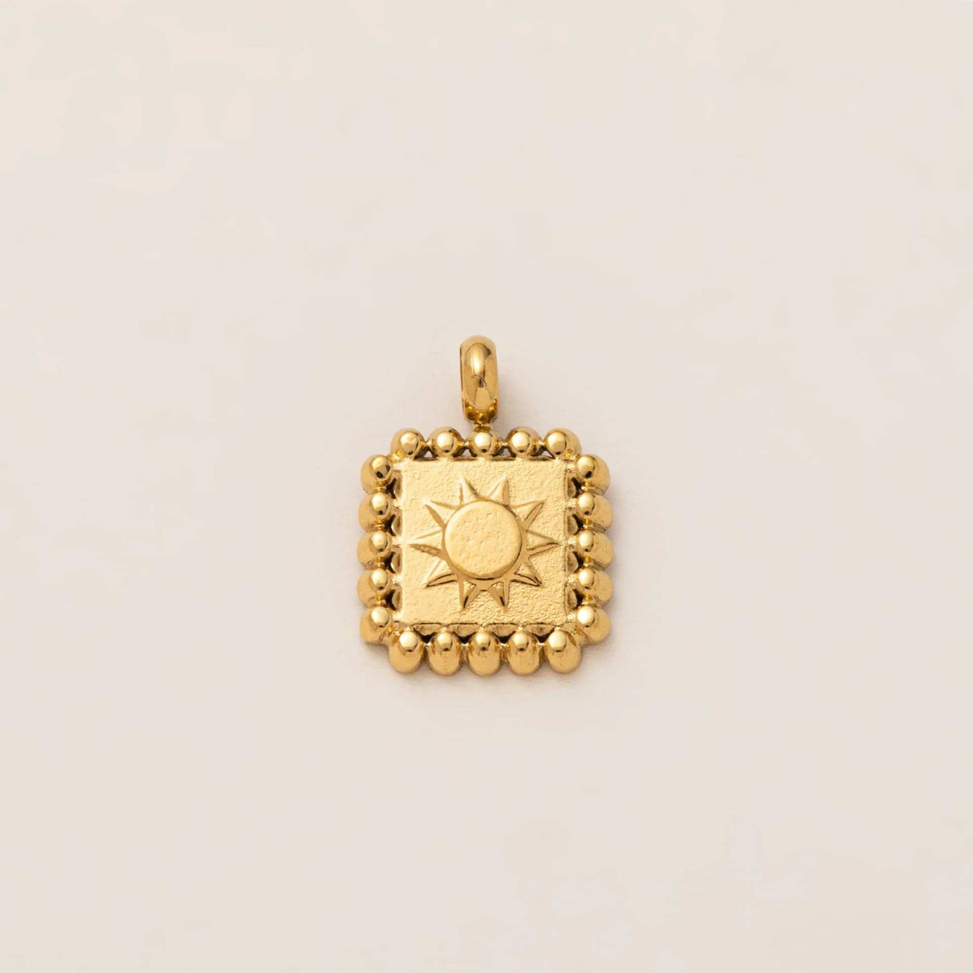 Wholesale Stainless Steel Geometric Pattern Pendant Necklace With Vacuum Electroplated In Furnace 18K Gold Color Protection - Image 23