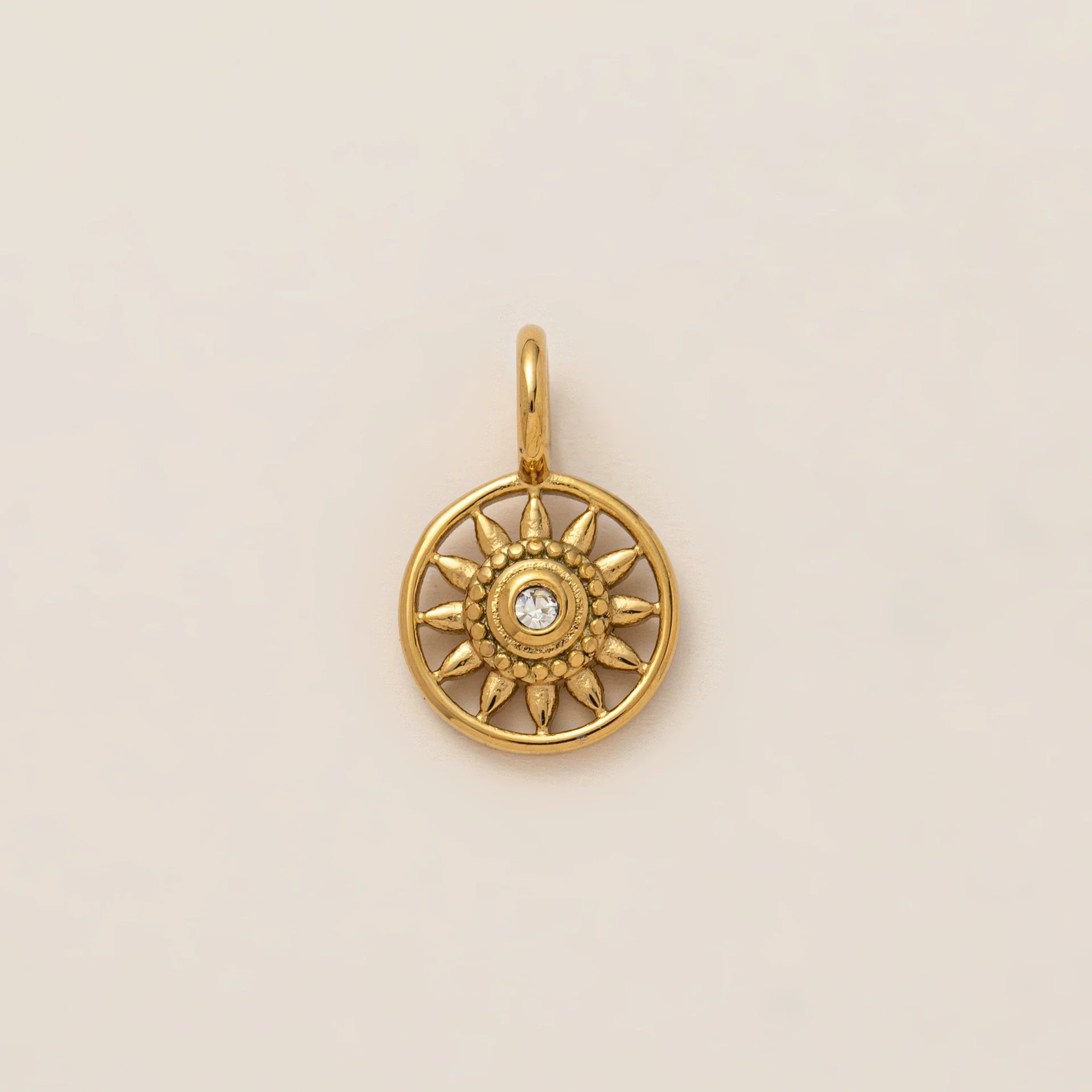 Wholesale Stainless Steel Geometric Pattern Pendant Necklace With Vacuum Electroplated In Furnace 18K Gold Color Protection - Image 6