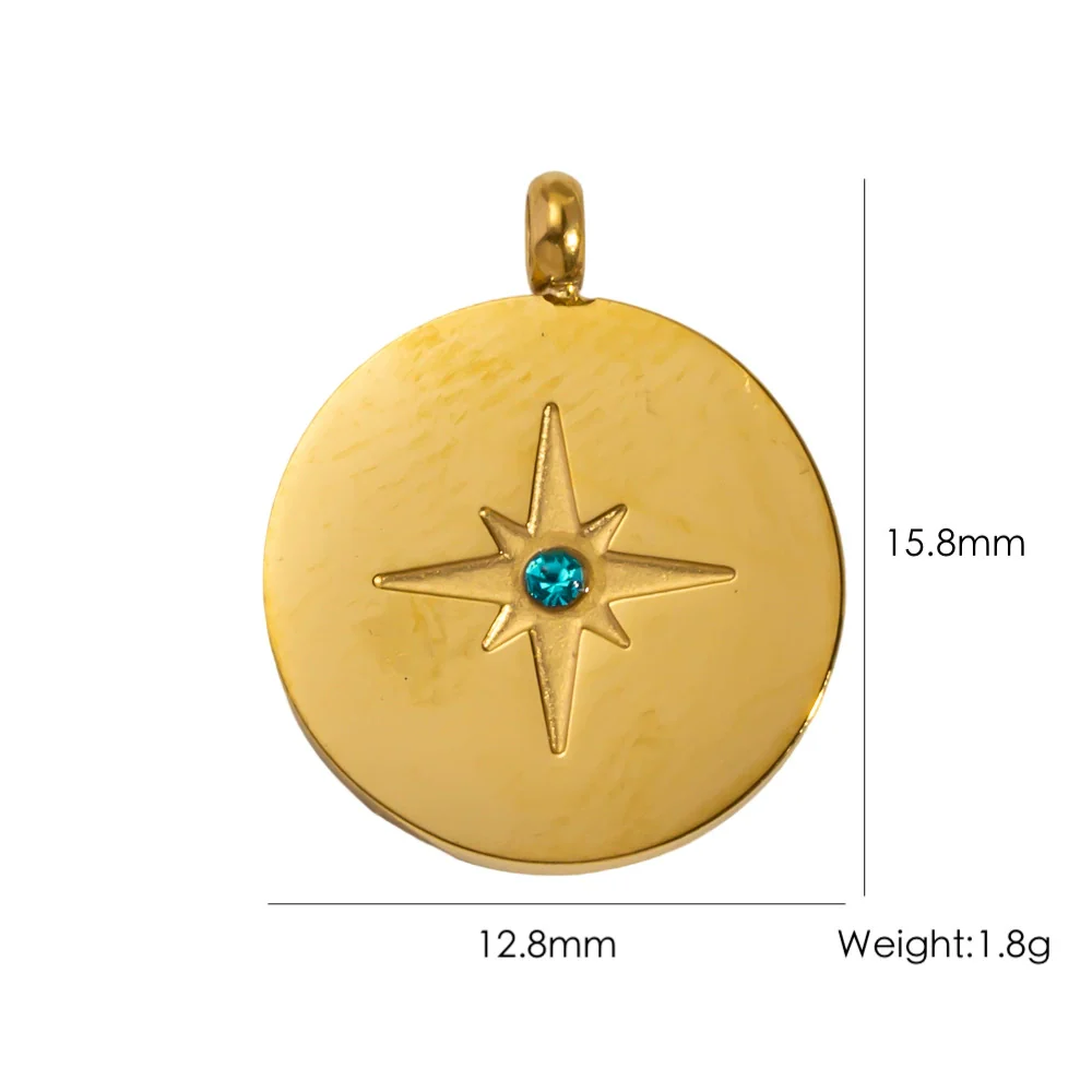Wholesale Stainless Steel Geometric Pendant Jewelry Accessories With Electroplating For Necklace And Earrings - Image 21
