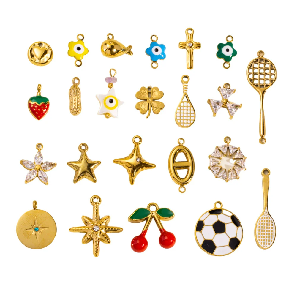 Wholesale Stainless Steel Geometric Pendant Jewelry Accessories With Electroplating For Necklace And Earrings - Image 5