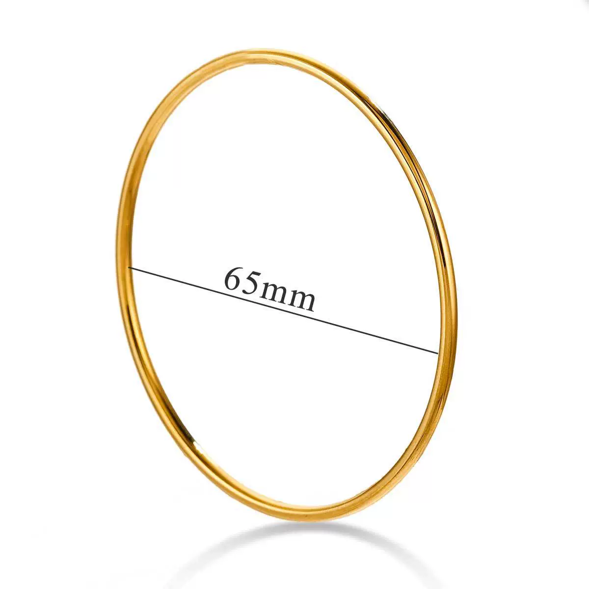 Wholesale Stainless Steel Geometric Simple Style 18K Gold Plated Polished Diy Jewelry Accessories Bracelet - Image 16