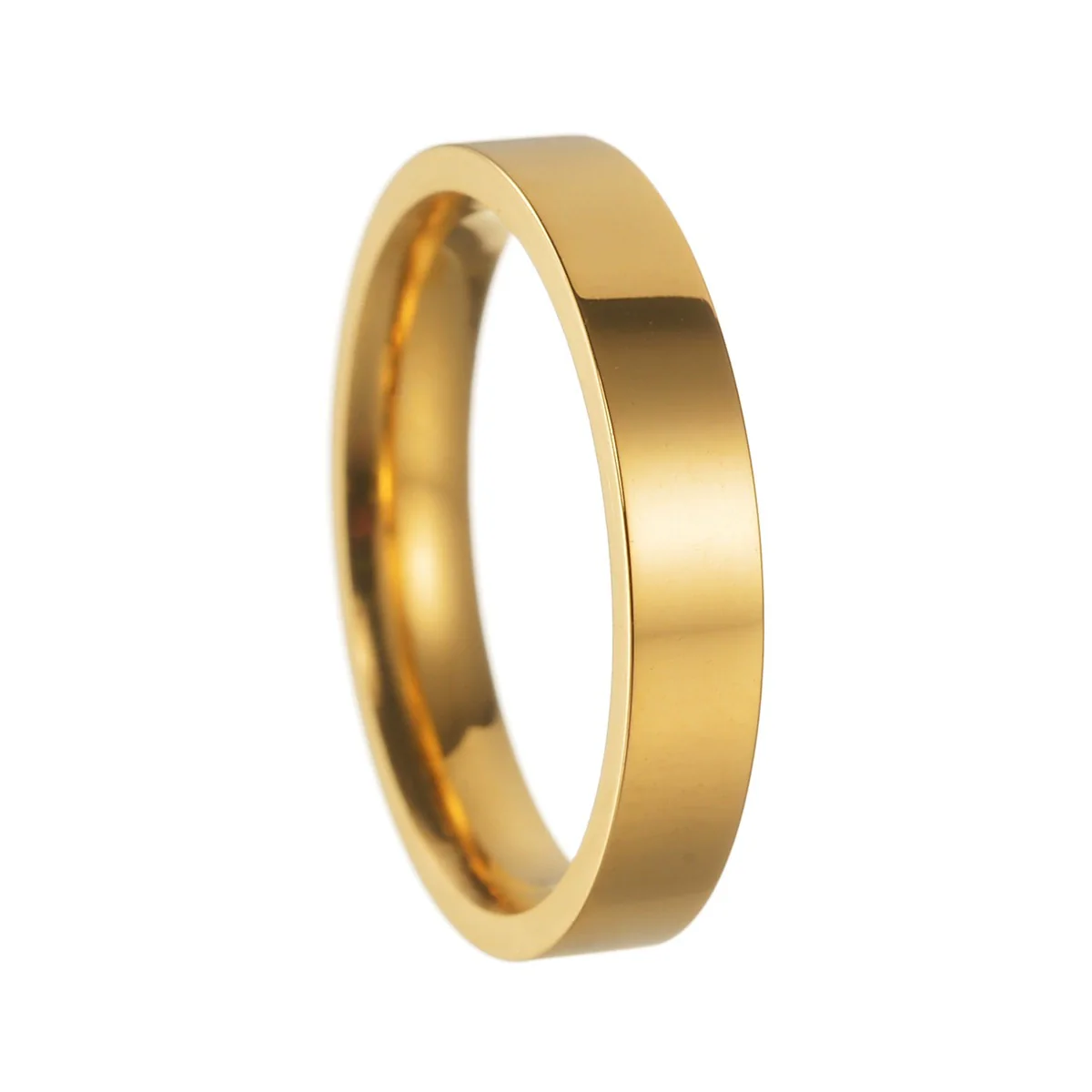 Wholesale Stainless Steel Geometric Simple Style Unisex Electroplated Ring Jewelry - Image 10