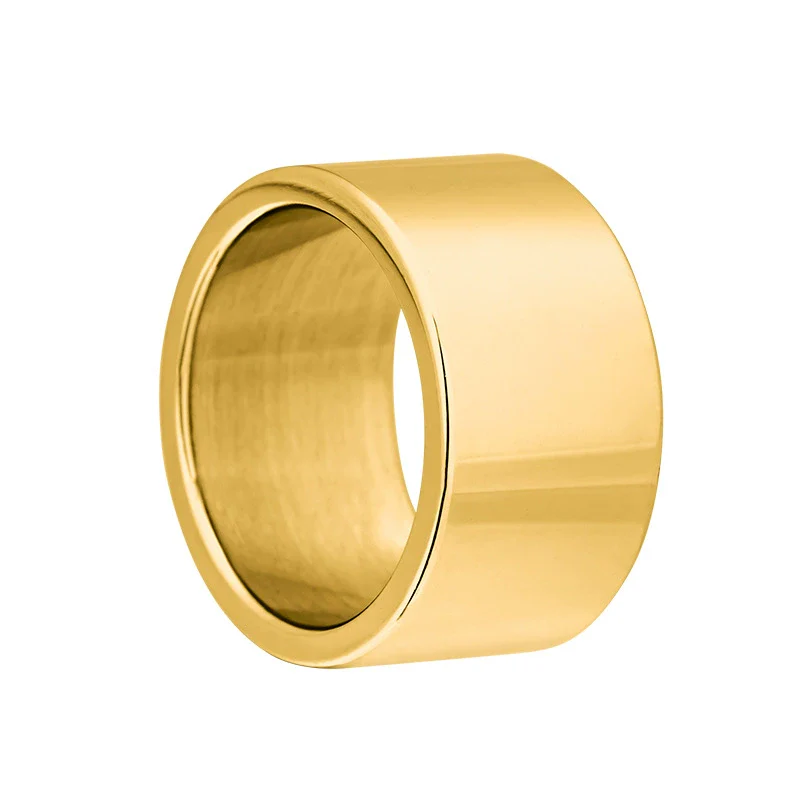 Wholesale Stainless Steel Geometric Simple Style Unisex Electroplated Ring Jewelry - Image 13