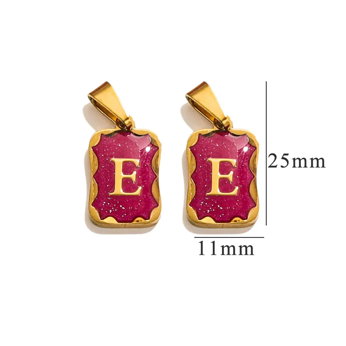 Wholesale Stainless Steel Geometric Square Pendant Necklace Electroplated Women's Niche Design Diy Accessories - Image 10