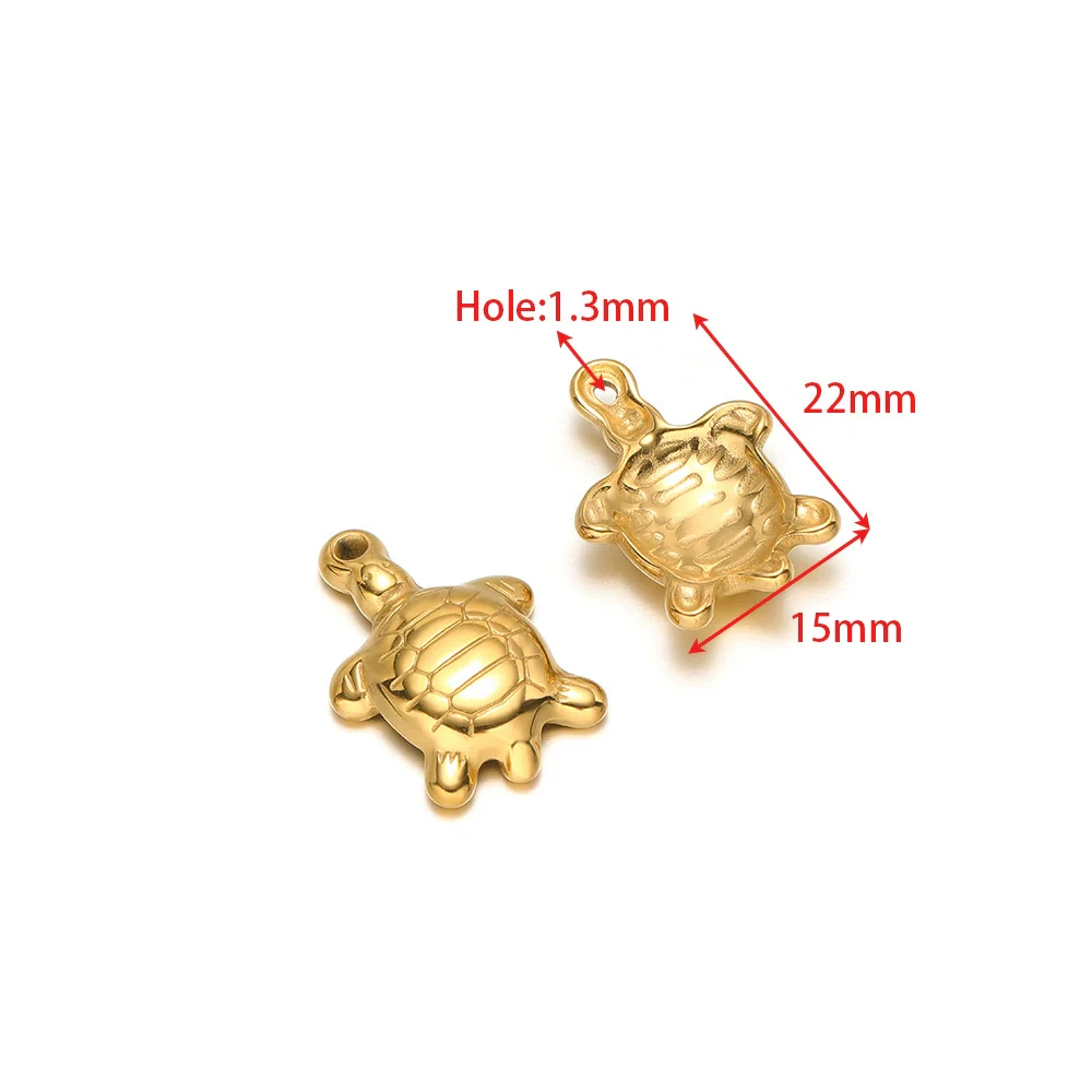 Wholesale Stainless Steel Gold Plated Crab Fish Animal Pendant For Sweater Bracelet Necklace Accessories With Shell Crab Pattern And Electroplating Process - Image 6