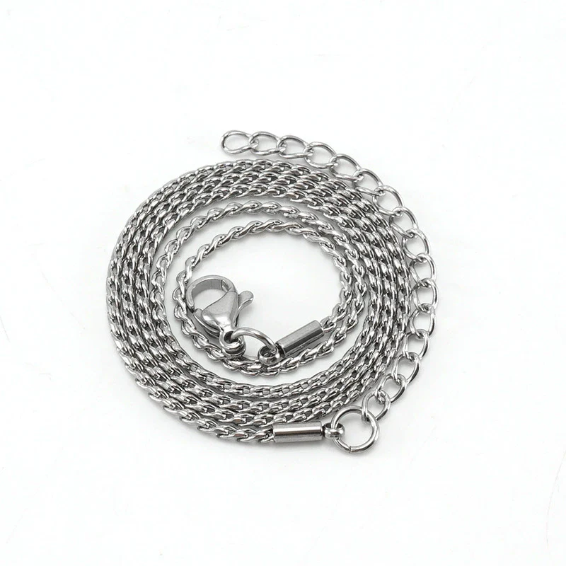 Wholesale 316L Stainless Steel Gold Plated Geometric S Chain Necklace - Image 10