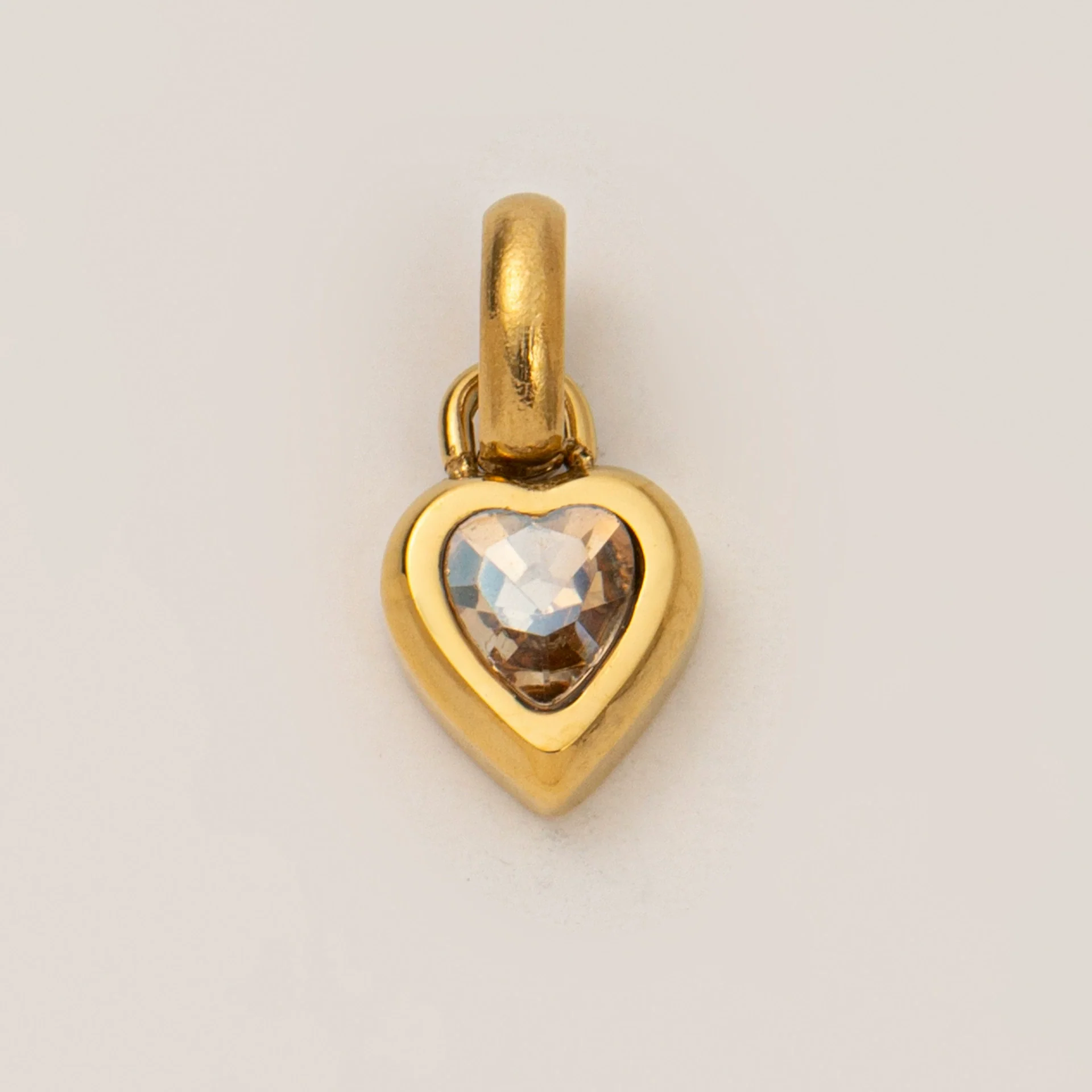 Wholesale Stainless Steel Heart Pendant Necklace With Mixed Gemstone Setting And Electroplating For Women - Image 16