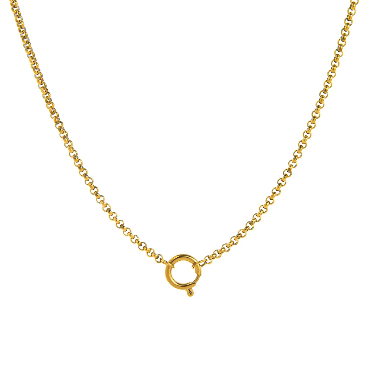 Wholesale Stainless Steel Heart Pendant Necklace With Mixed Gemstone Setting And Electroplating For Women - Image 68