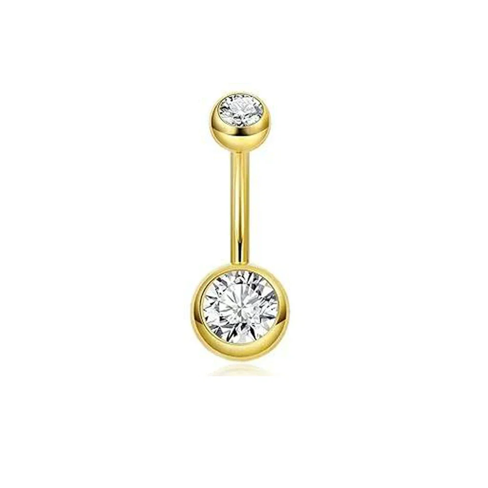Wholesale Stainless Steel Heart Shape Electroplating Navel Ring Body Piercing Jewelry For Unisex - Image 14