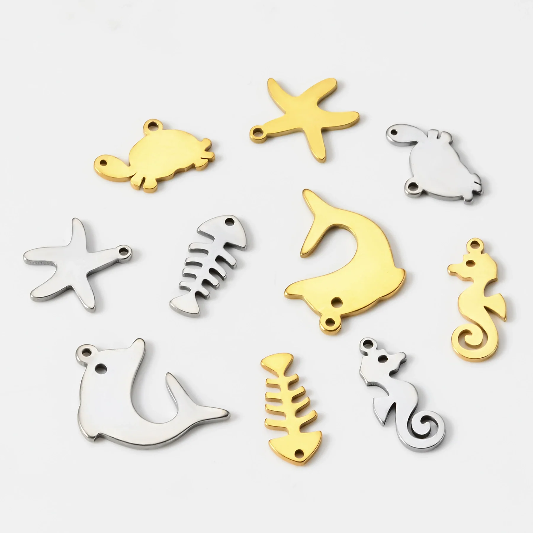 Wholesale Stainless Steel Jewelry Accessories Animal Shaped Pendant With Electroplating - Image 5