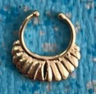 Wholesale Stainless Steel K9 Bow Nose Ring Jewelry With Electroplating Treatment - Image 14