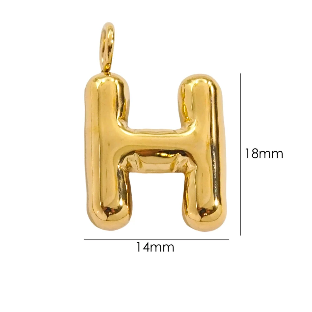 Wholesale Stainless Steel Letter Handmade Pendant With 14K Gold Expansion And Electroplating Treatment - Image 12