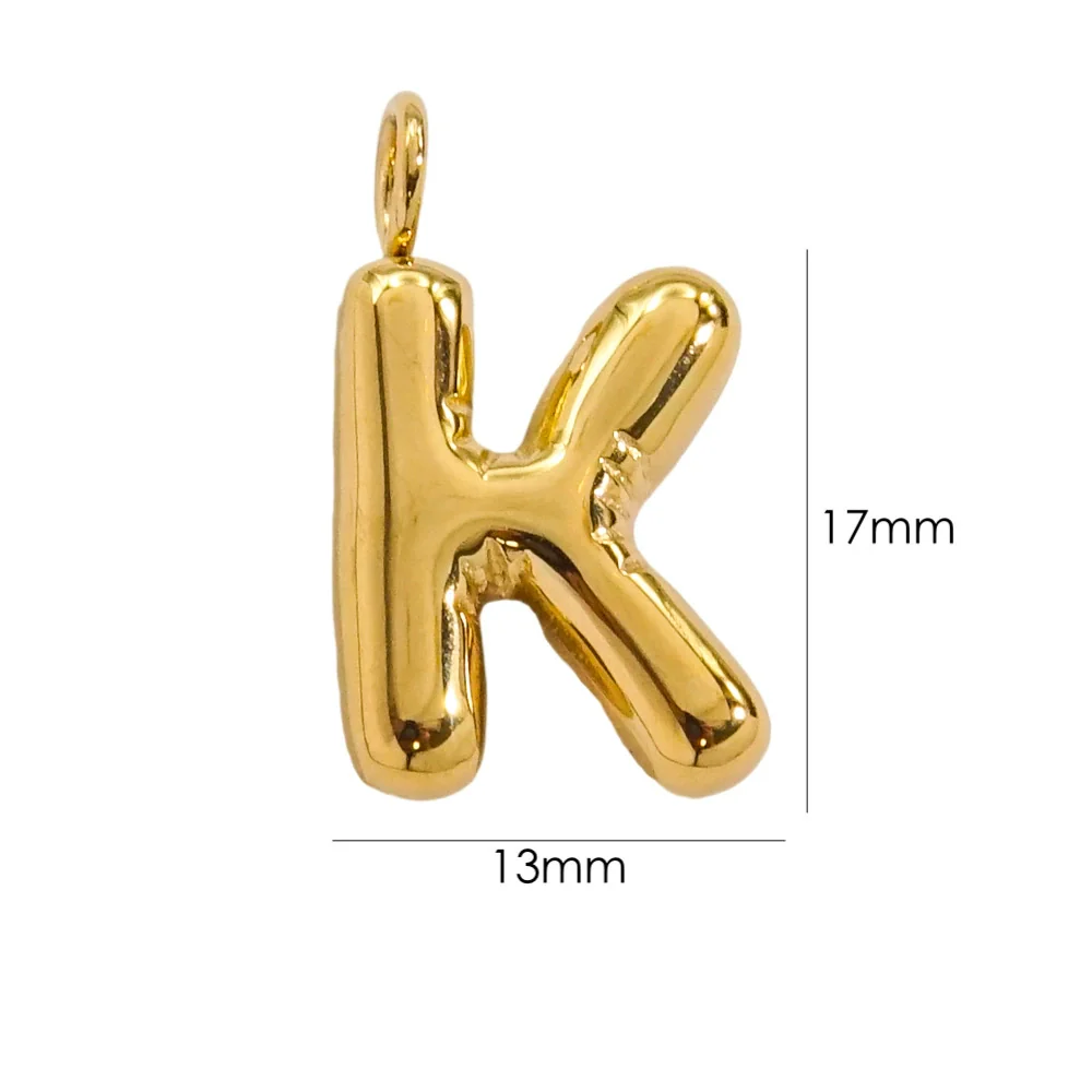 Wholesale Stainless Steel Letter Handmade Pendant With 14K Gold Expansion And Electroplating Treatment - Image 15