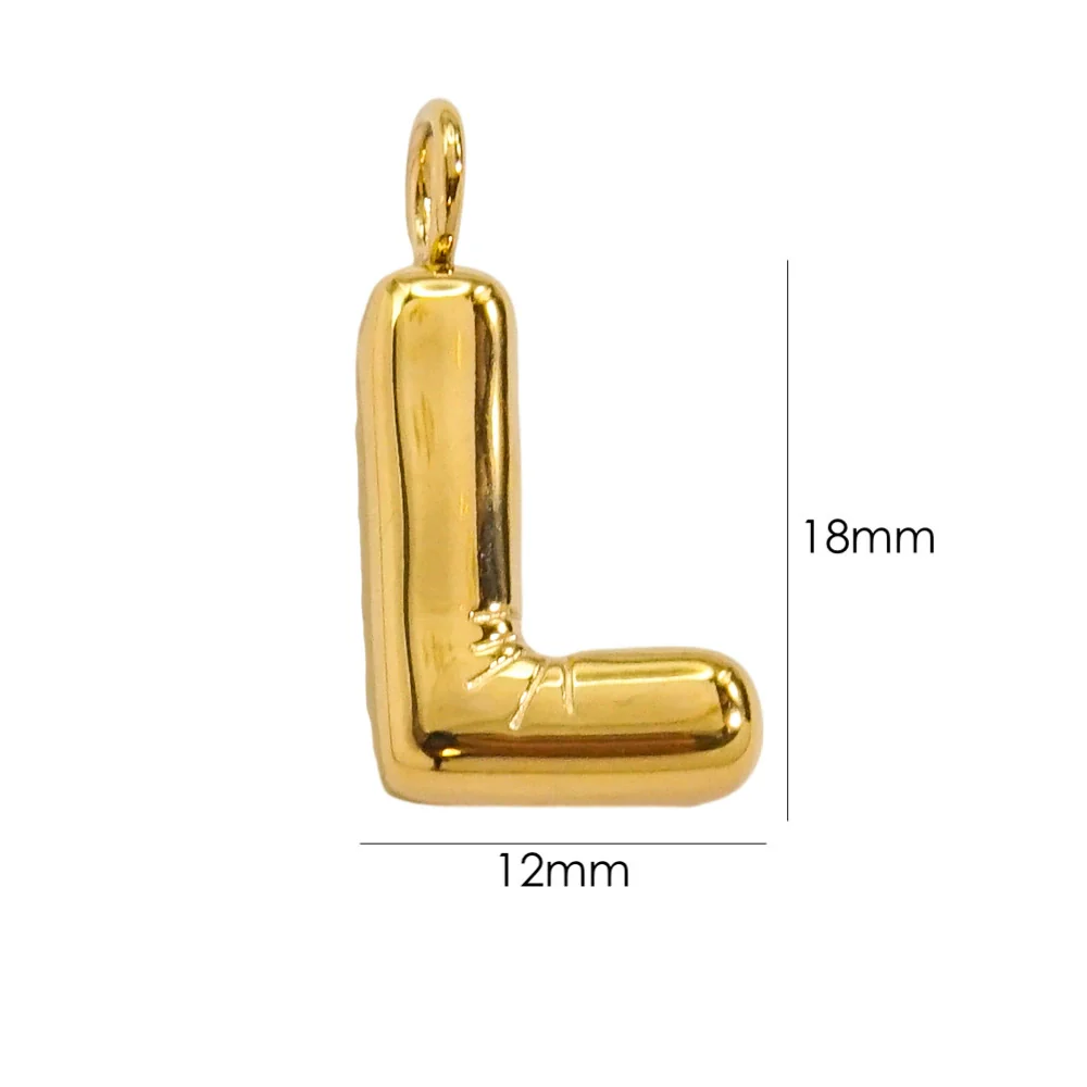 Wholesale Stainless Steel Letter Handmade Pendant With 14K Gold Expansion And Electroplating Treatment - Image 16