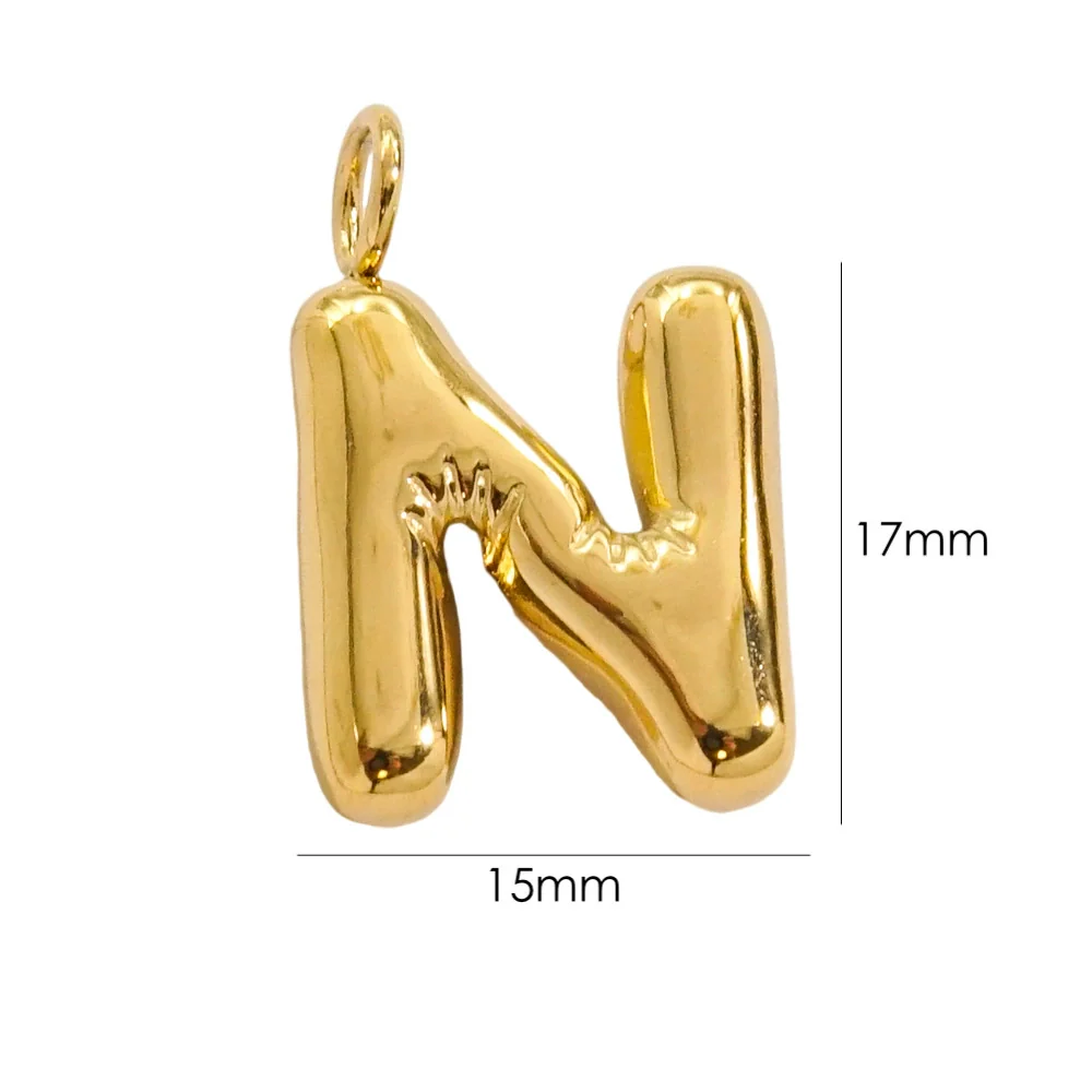 Wholesale Stainless Steel Letter Handmade Pendant With 14K Gold Expansion And Electroplating Treatment - Image 18