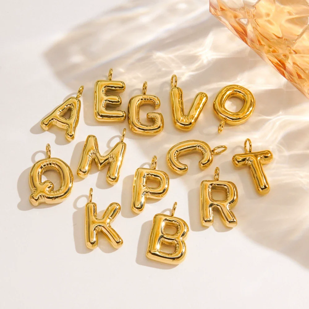 Wholesale Stainless Steel Letter Handmade Pendant With 14K Gold Expansion And Electroplating Treatment - Image 2