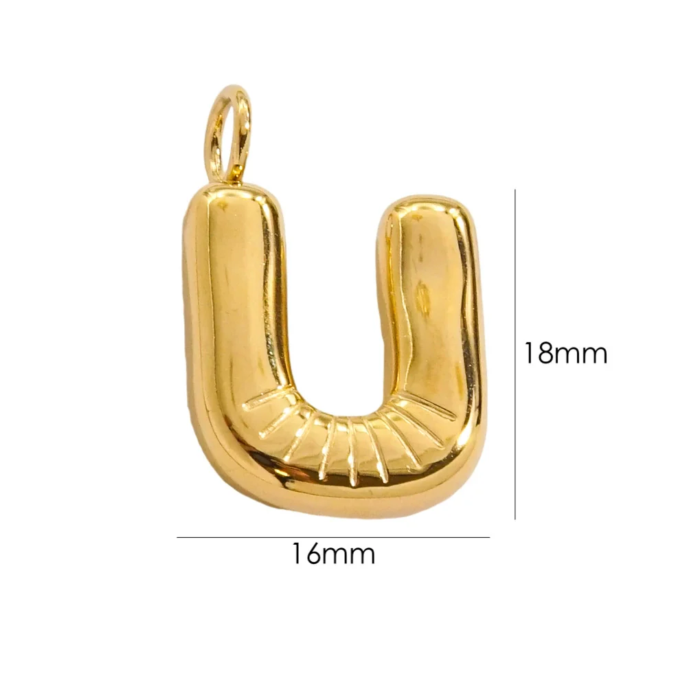 Wholesale Stainless Steel Letter Handmade Pendant With 14K Gold Expansion And Electroplating Treatment - Image 25