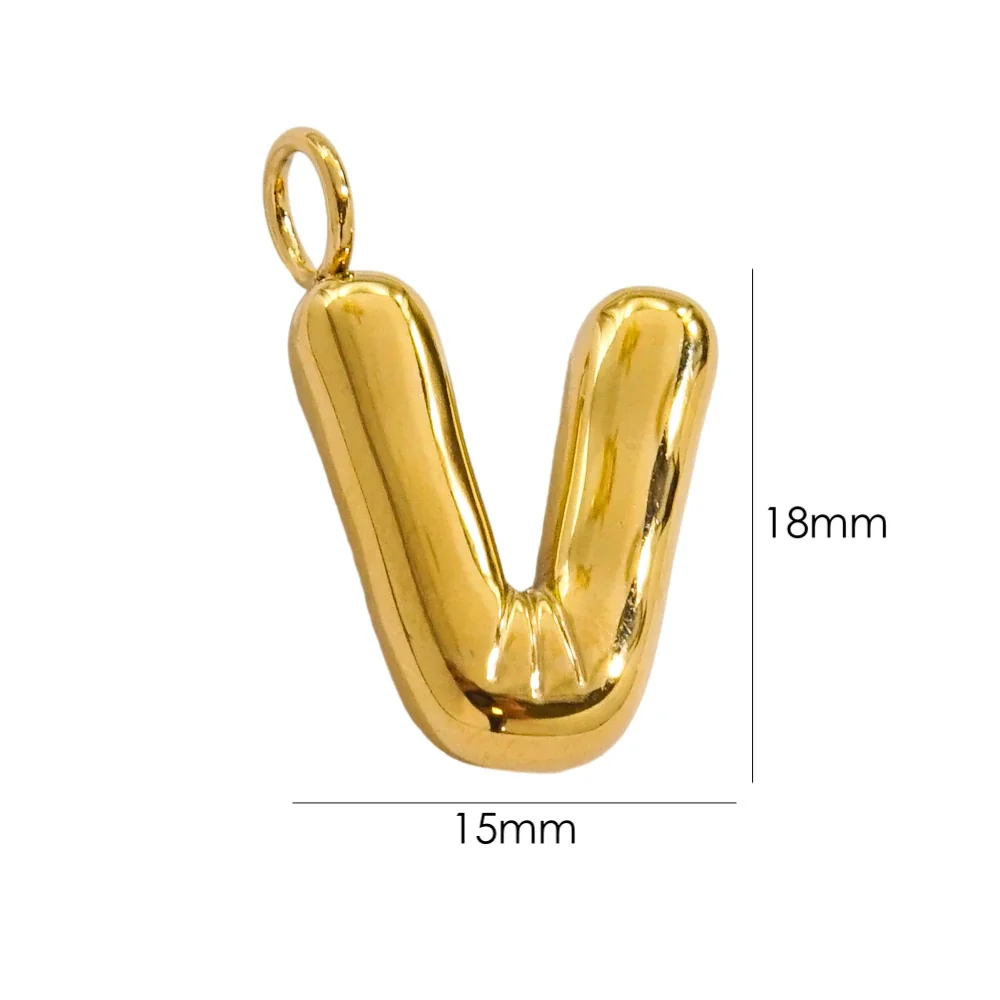 Wholesale Stainless Steel Letter Handmade Pendant With 14K Gold Expansion And Electroplating Treatment - Image 26