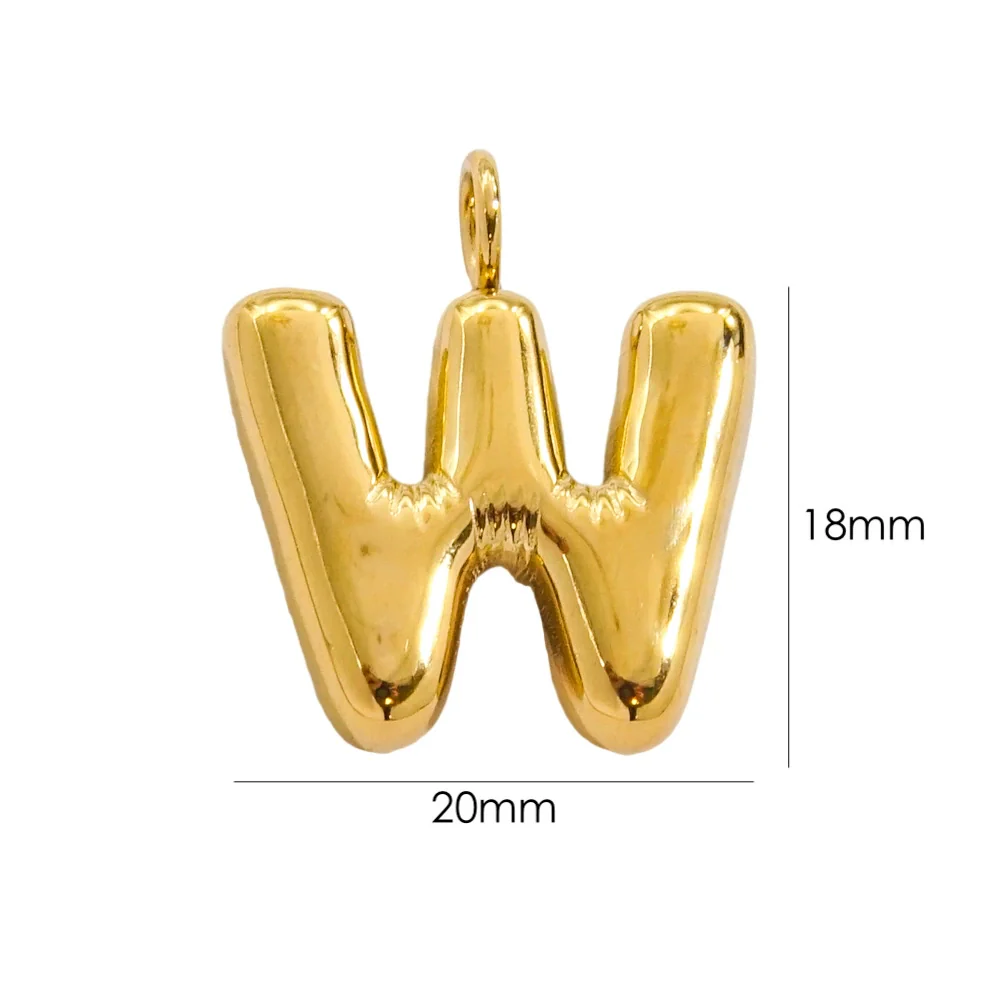 Wholesale Stainless Steel Letter Handmade Pendant With 14K Gold Expansion And Electroplating Treatment - Image 27