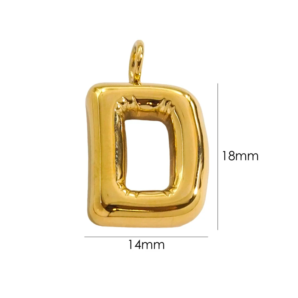 Wholesale Stainless Steel Letter Handmade Pendant With 14K Gold Expansion And Electroplating Treatment - Image 8