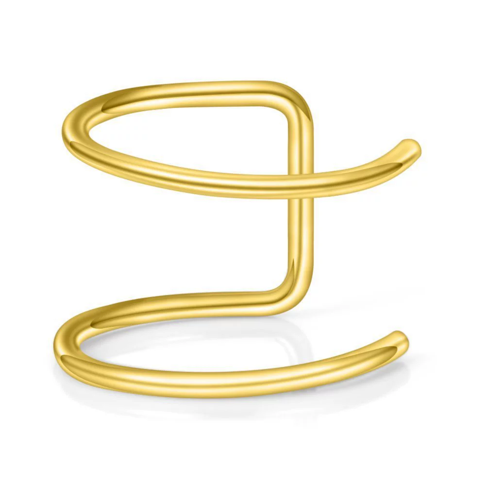 Wholesale Stainless Steel Lip Clip Lip Ring Ear Clip Jewelry With Geometric Style And Electroplating Process - Image 7