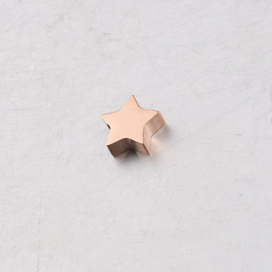 Wholesale Stainless Steel Mirror Polished Fivepointed Star Beads Diy Jewelry Accessories Pendant - Image 7