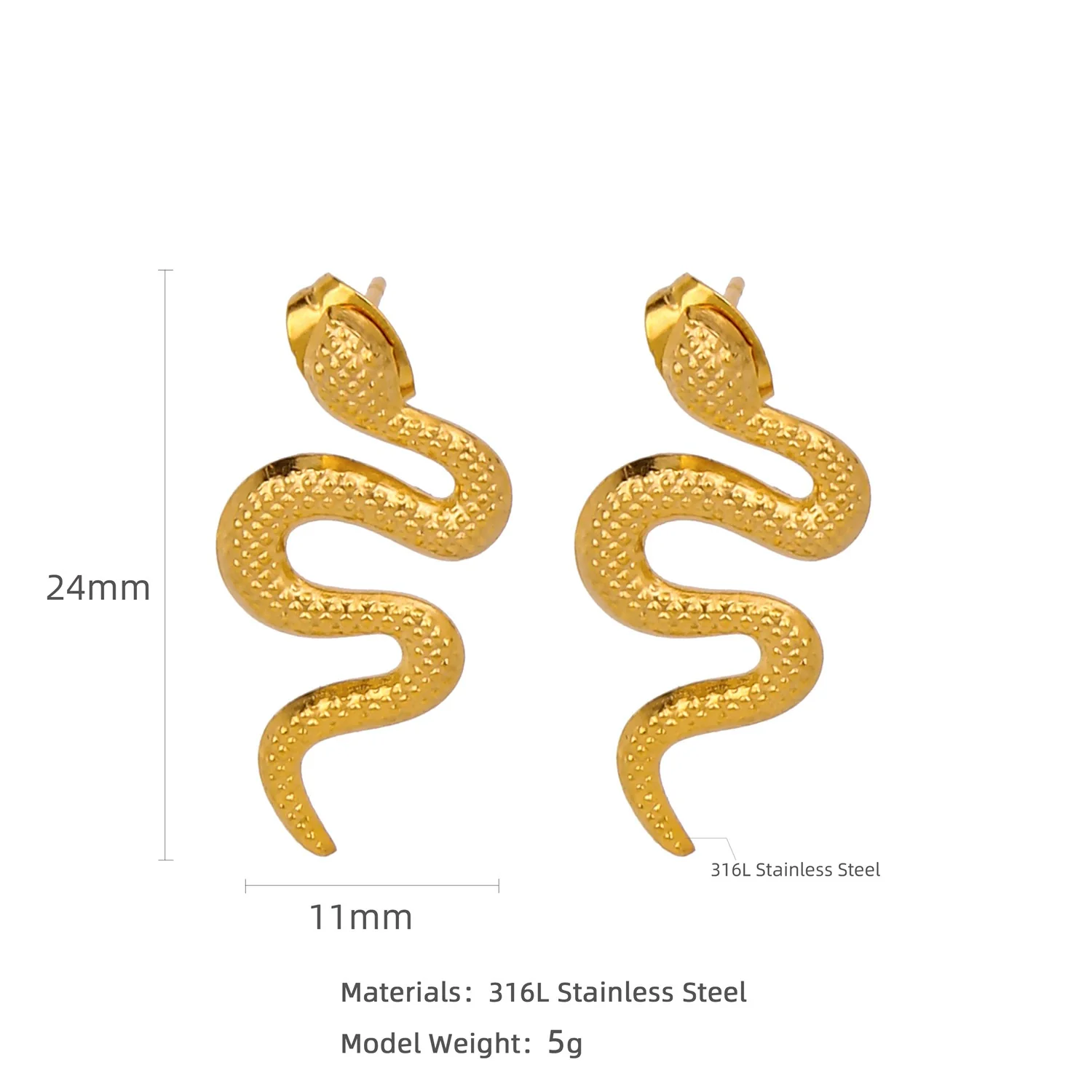 Wholesale Stainless Steel Natural Style Geometric And Leaf Patterned Electroplated Triangle Blade Lava Texture Earrings For Women - Image 23