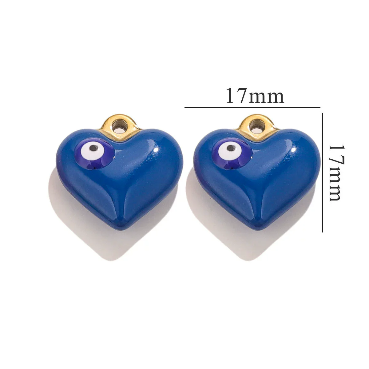 Wholesale Stainless Steel Niche Style Love Earrings With Peach Heart Pendant And Dripping Oil Design - Image 10
