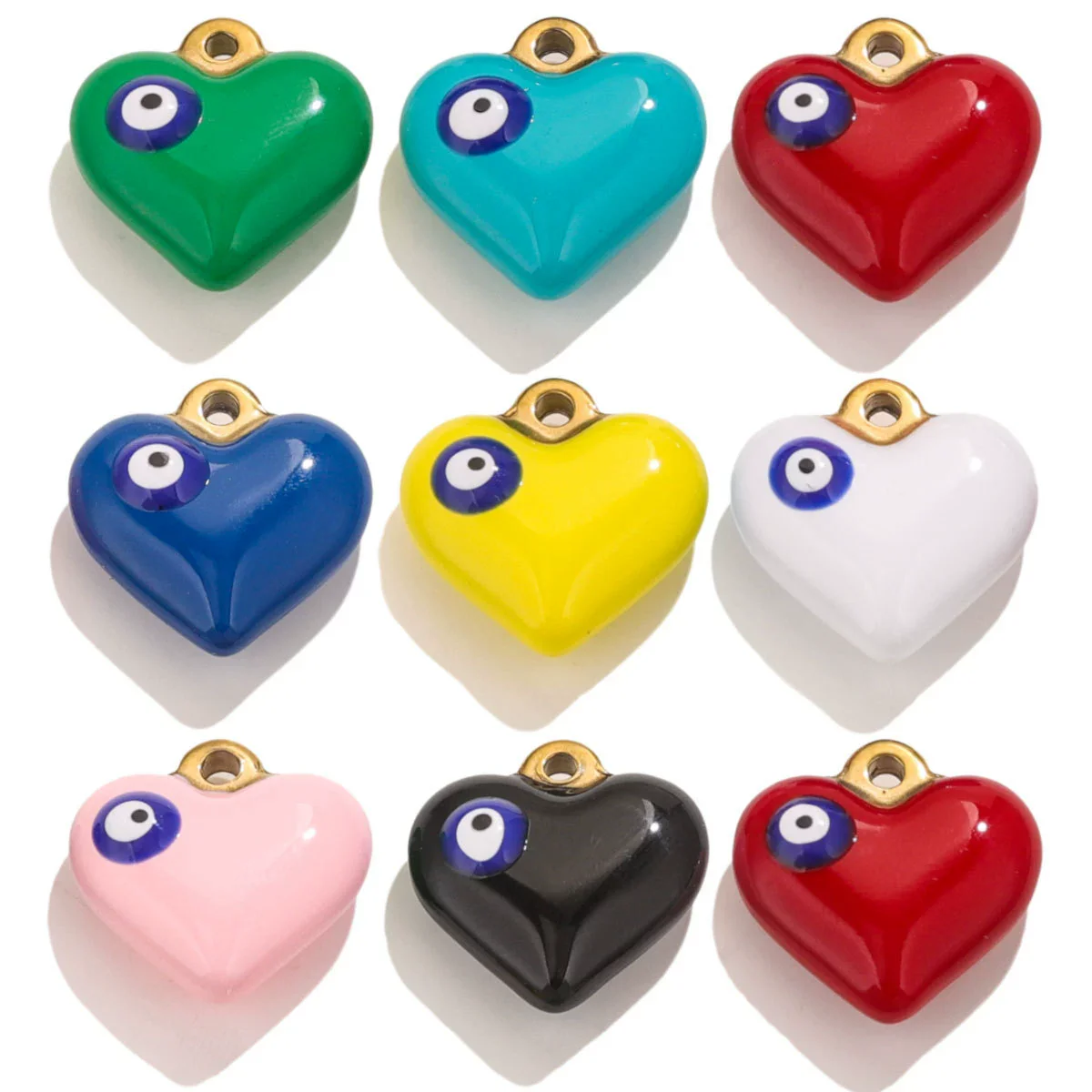 Wholesale Stainless Steel Niche Style Love Earrings With Peach Heart Pendant And Dripping Oil Design - Image 5