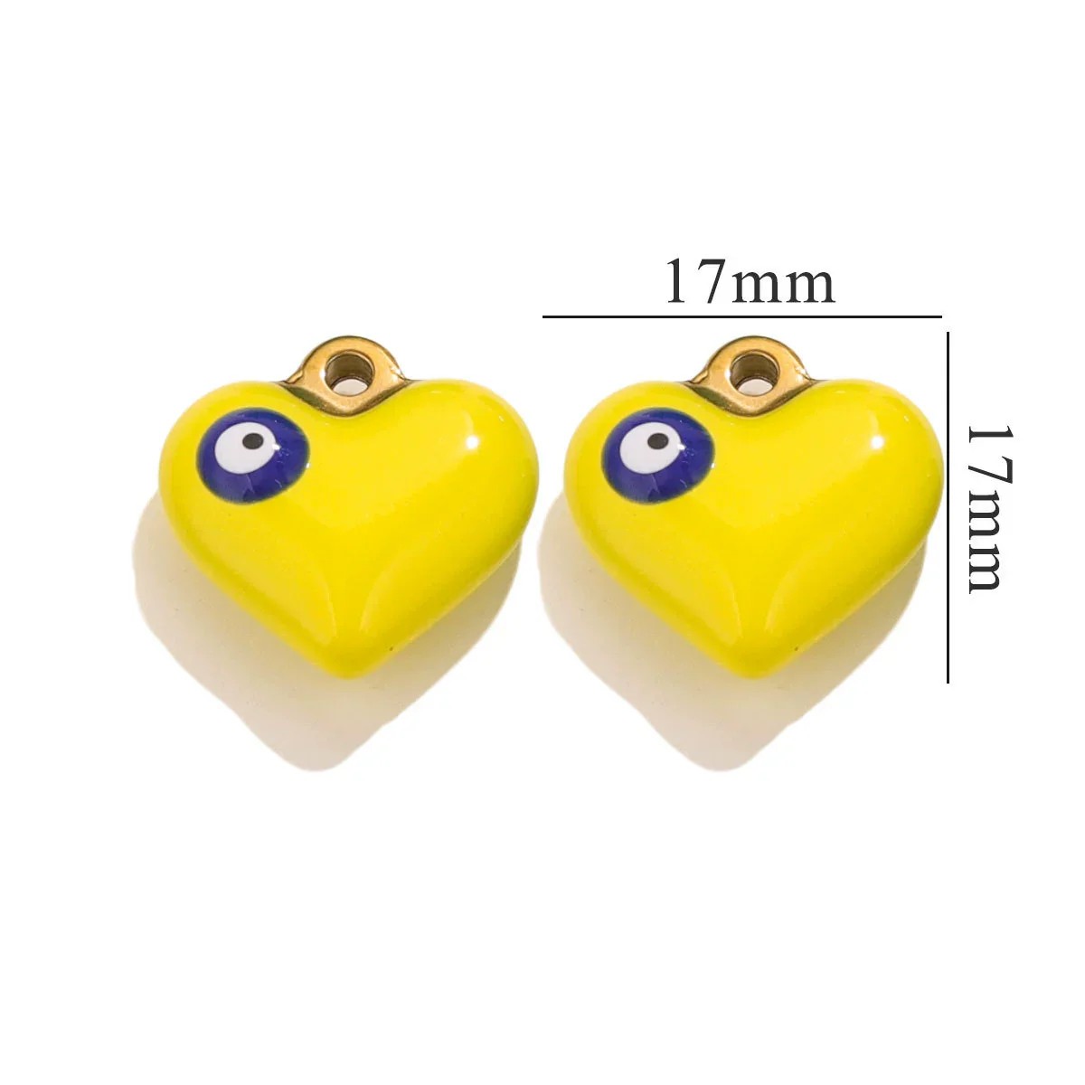 Wholesale Stainless Steel Niche Style Love Earrings With Peach Heart Pendant And Dripping Oil Design - Image 9