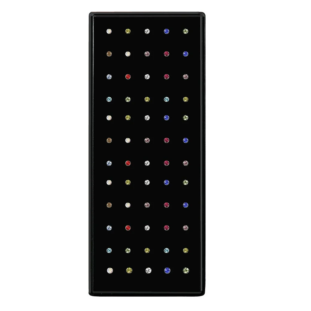 Wholesale Stainless Steel Nose Studs And Nose Rings Diamond Encrusted Round Piercing Jewelry - Image 5
