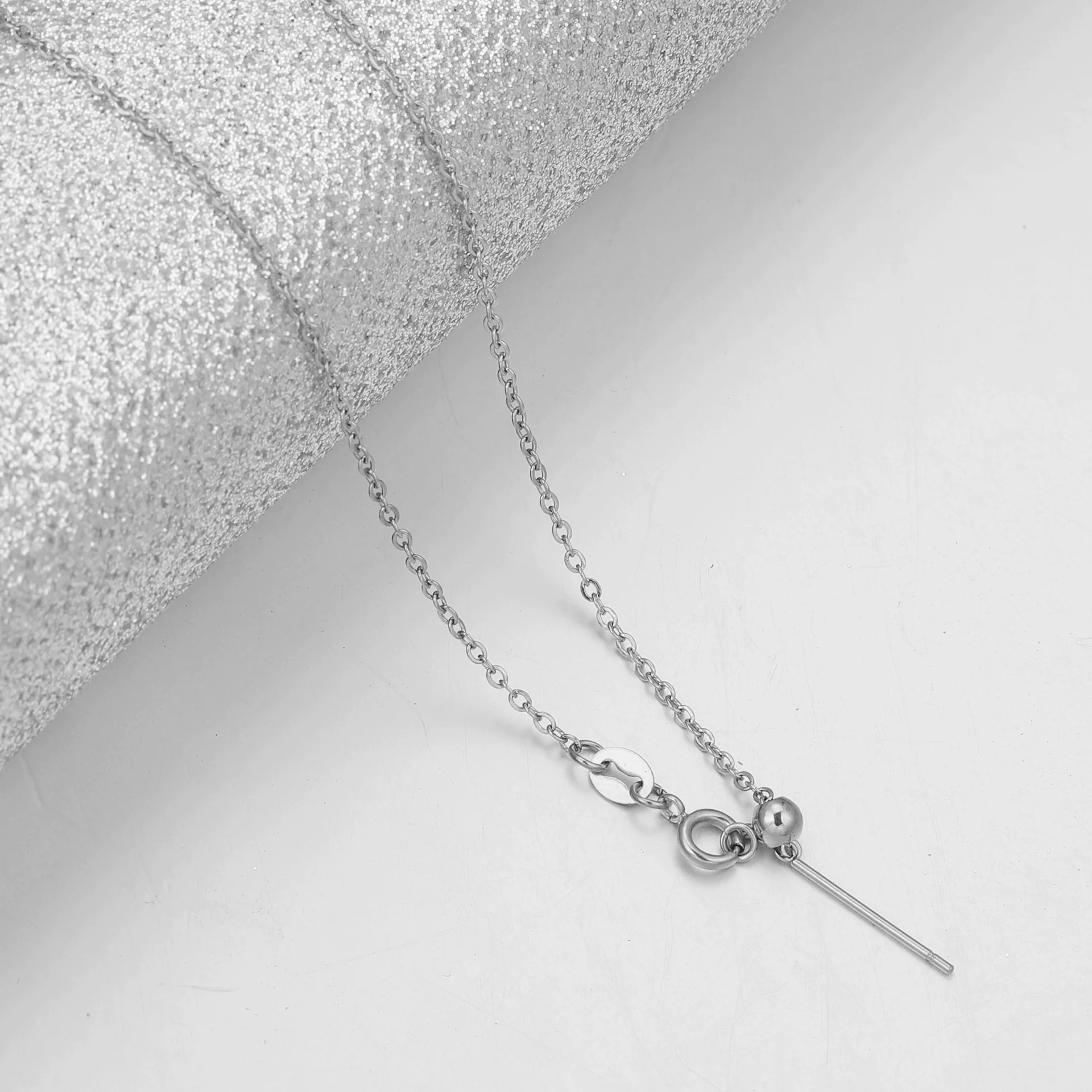 Wholesale Stainless Steel Ochain Necklace With Geometric Pattern And Real Gold Plating - Image 5