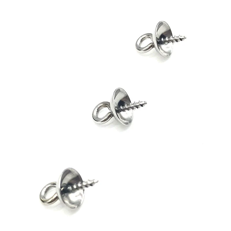 Wholesale Stainless Steel Pearl Tray Bowl Welding Sheep Eye Pendant Tray For Diy Jewelry Accessories With Electroplating - Image 6