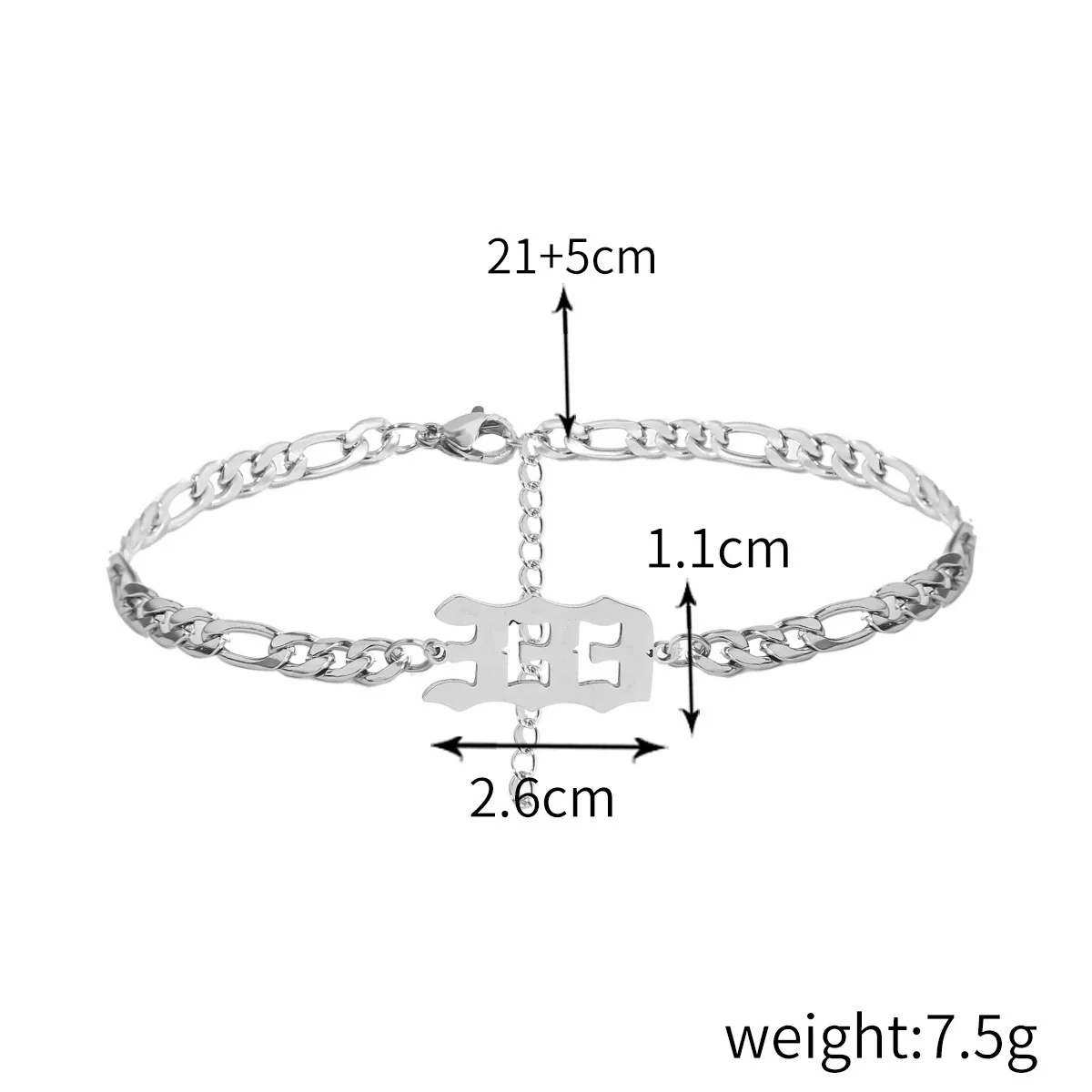 Wholesale Stainless Steel Pendant And Bracelet With Letters Numbers Text Stamping Style Unisex - Image 8