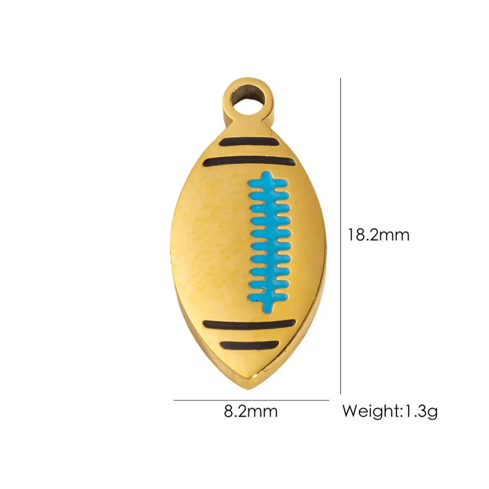 Wholesale Stainless Steel Pendant With Oil Dripping Coconut Tree Pattern Electroplated For Necklace And Bracelet - Image 12