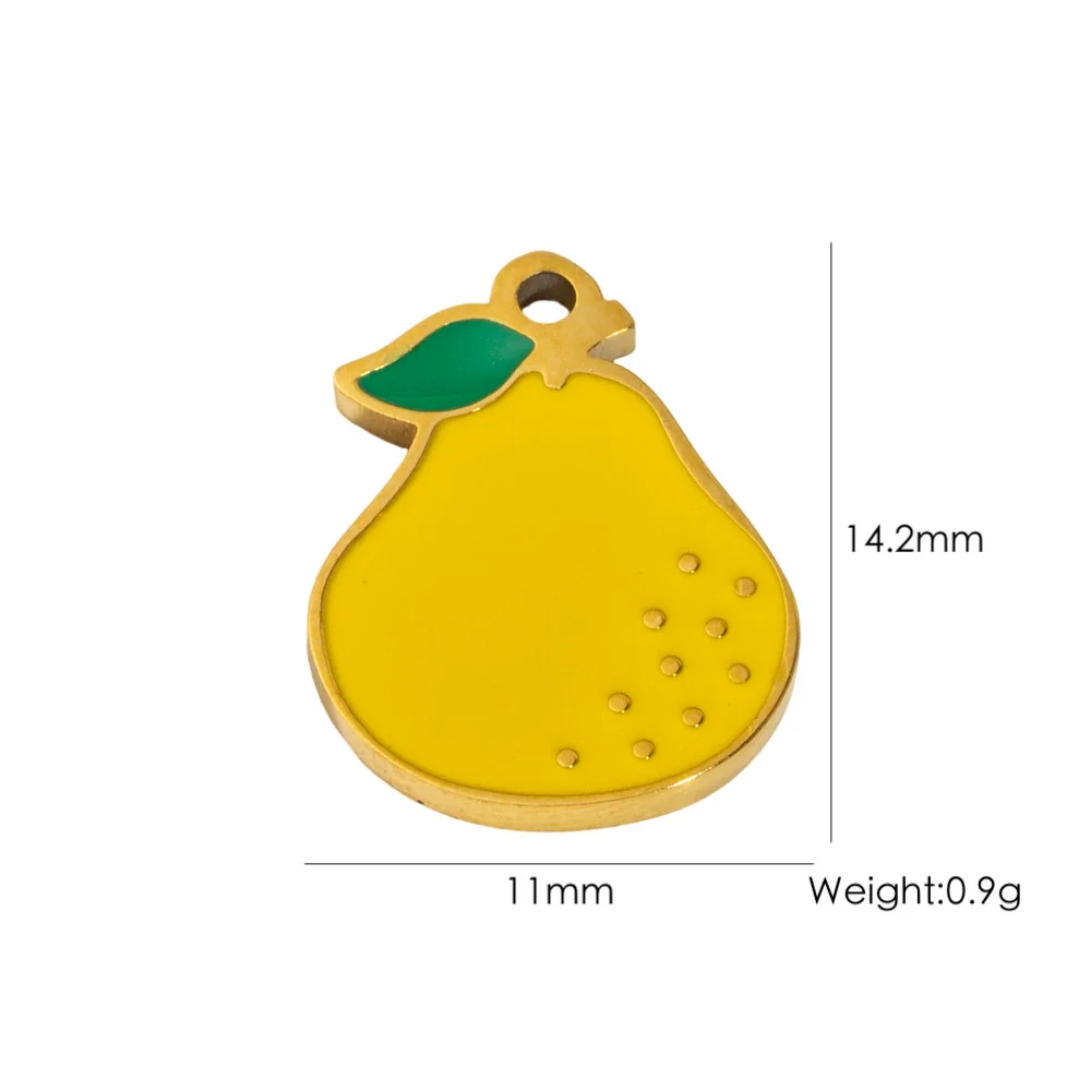 Wholesale Stainless Steel Pendant With Oil Dripping Coconut Tree Pattern Electroplated For Necklace And Bracelet - Image 13